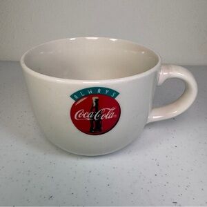 Vintage 2000 Gibson Coca-Cola "Always" Jumbo Soup Mug Official Licensed